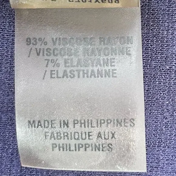 Elie Tahari Sleeveless Stretch Knit Sheath Dress Size S Purple Plum V-Neck - Picture 13 of 15